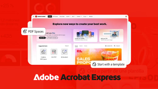 Acrobat Express: transforma PDFs en contenido inteligente con IA y colaboración empresarial